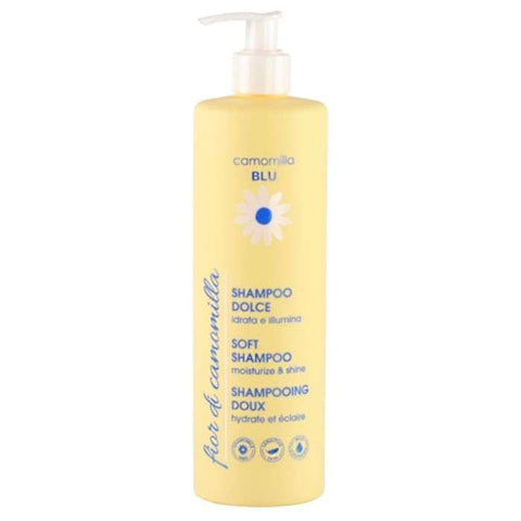 Shampooing Doux A la Fleur de Camomille 500 ML - CAMOMILLA BLU