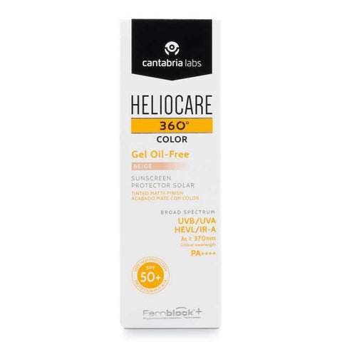 Heliocare 360 Gel Oil-Free Beige Spf50+ - CANTABRIA