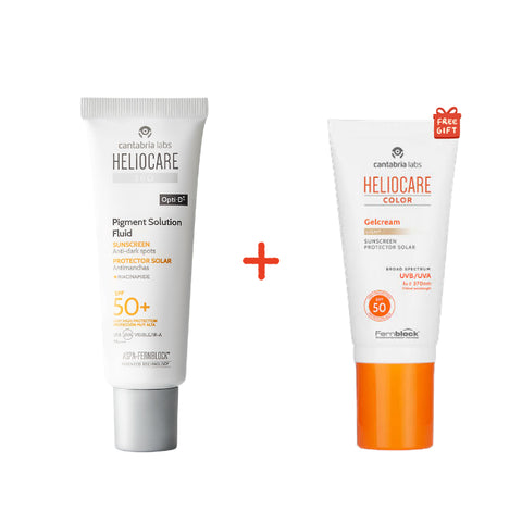 Offre Heliocare 360 Pigment Solution Fluid SPF 50 + Heliocare Color Gelcream Teinte Light Offert