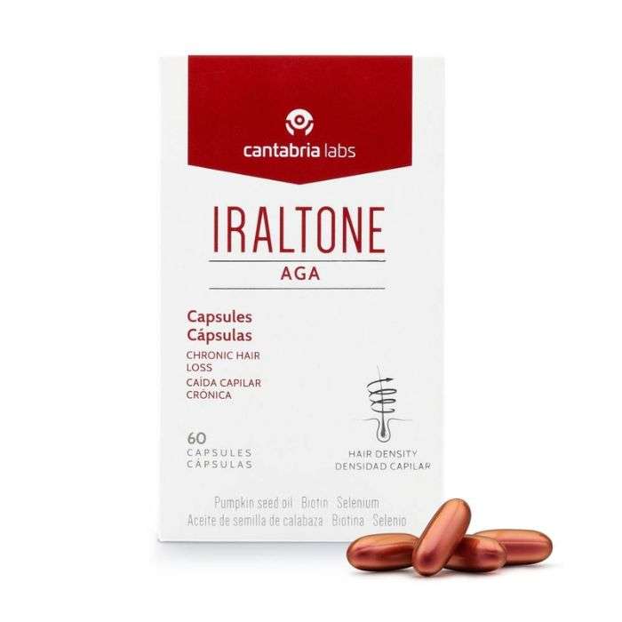 Iraltone Aga Capsules Perte de Cheveux Chroniques 60 Capsules - CANTABRIA