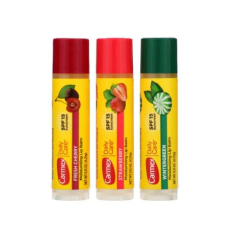 Trio Baume A Levres 3 Stick Gout Different SPF 15 - CARMEX