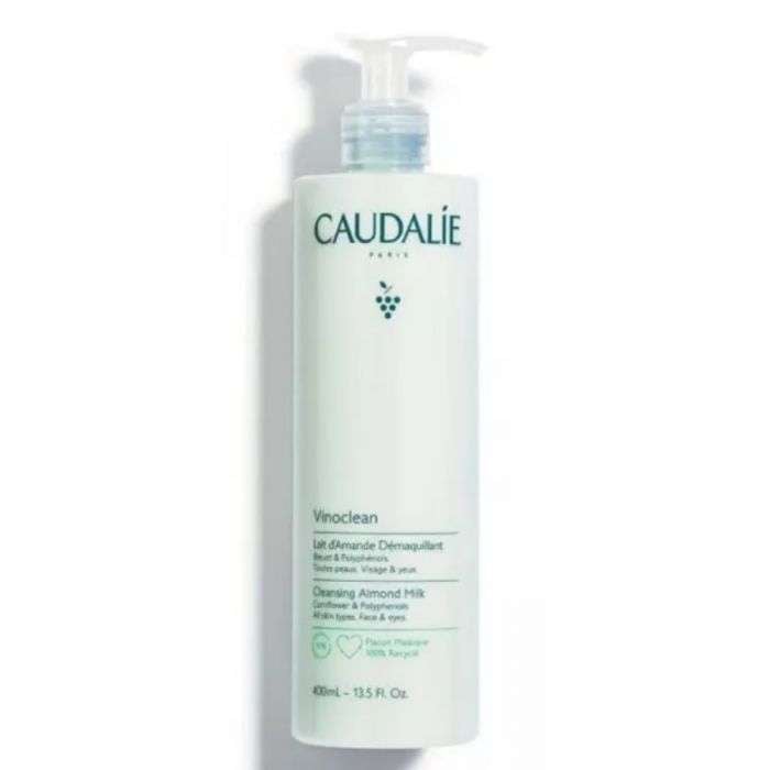 Vinoclean Lait D'amande Demaquillant Tous Types de Peaux 400 ML - CAUDALIE