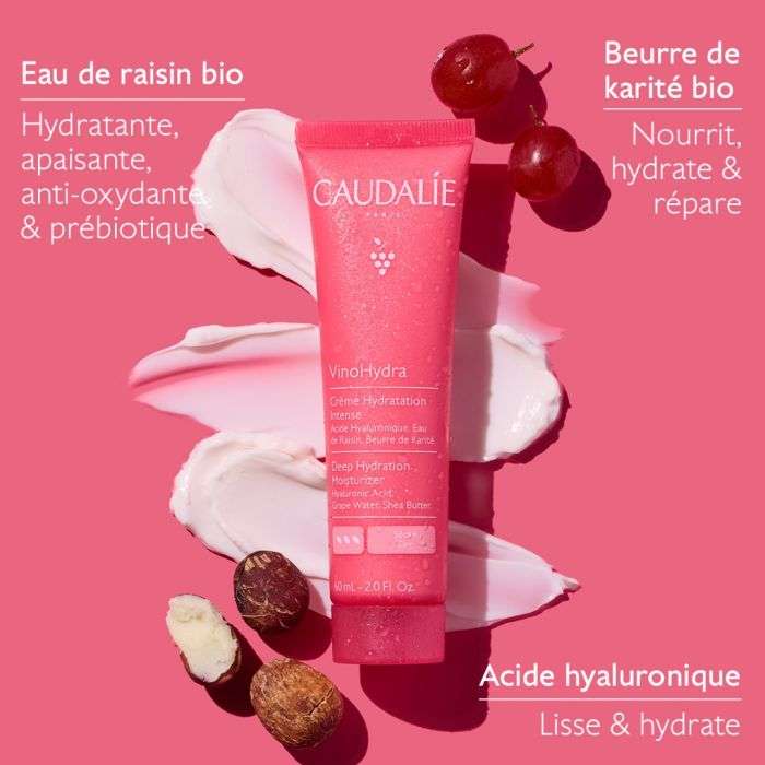 Vinohydra Creme Hydratation Intense 60 ML Peau Seche - CAUDALIE