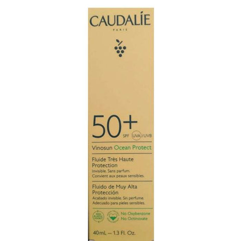 Vinosun Ocean Protect Fluide Tres Haute Protection SPF 50+ - CAUDALIE