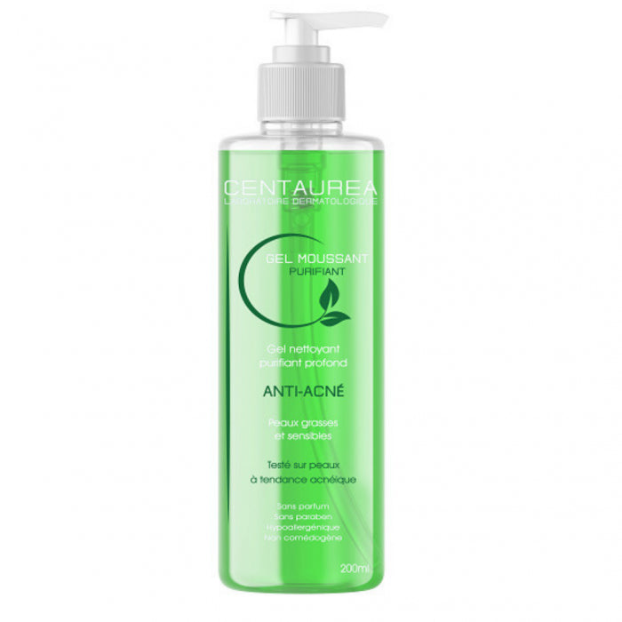 Gel Moussant Purifiant Anti Acne 200 ML - CENTAUREA