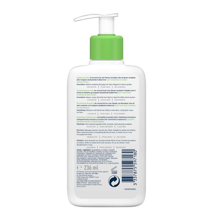 Creme Lavante Hydratante 236 ML - CERAVE