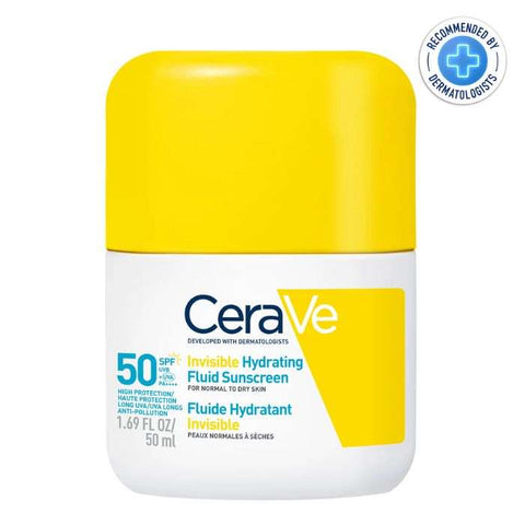 Ecran Solaire SPF 50 Fluide Invisible Hydrantant 50 ML - CERAVE