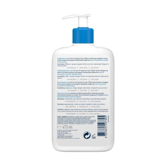 Lait Hydratant Peaux Seches A Tres Seches 473 ML - CERAVE