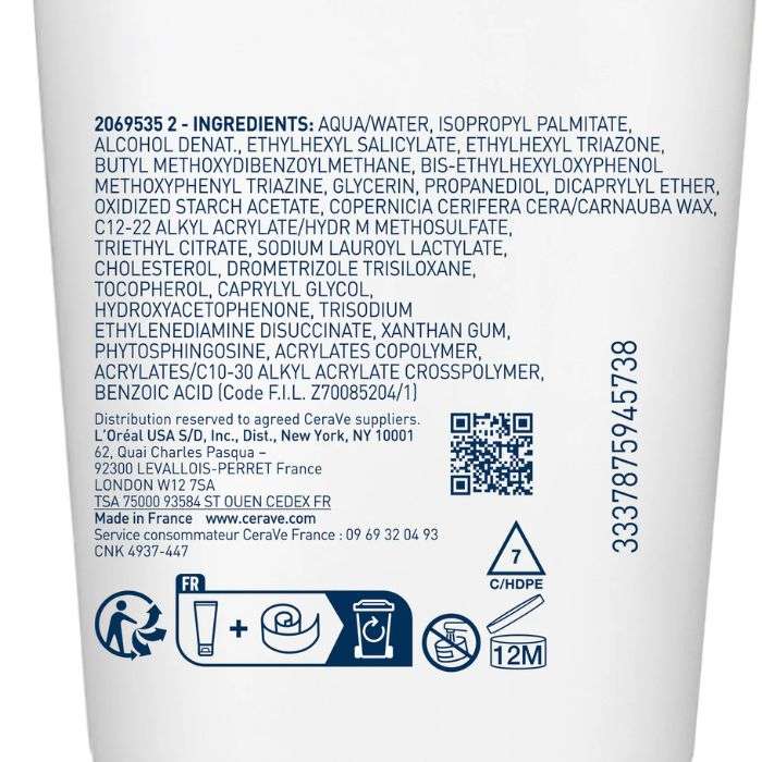 Lait Solaire Invisible Hydratant 75 ML - CERAVE