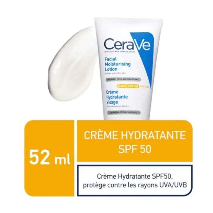 Creme Hydratante Visage SPF 50 52 ML - CERAVE