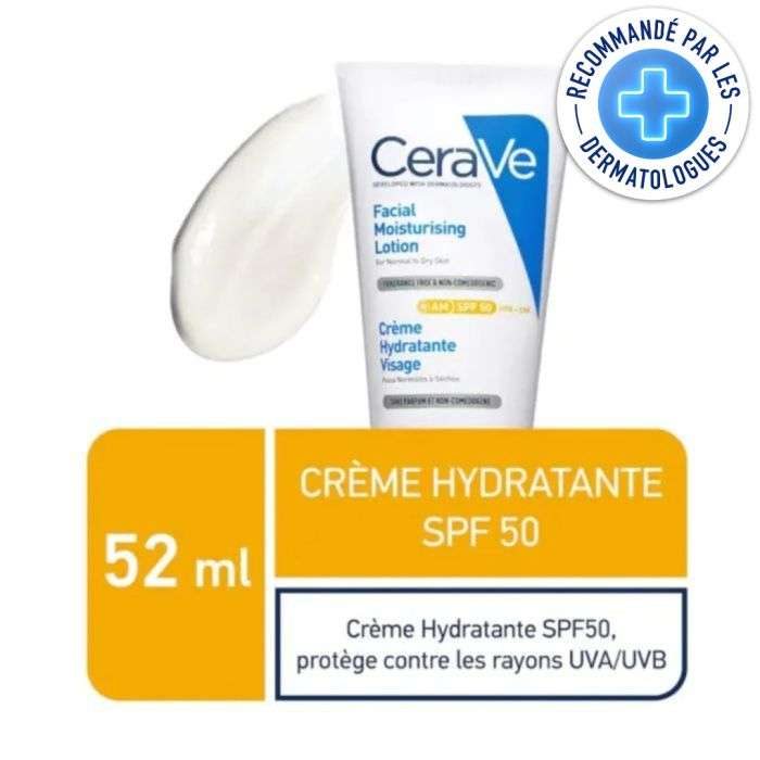 Creme Hydratante Visage SPF 50 52 ML - CERAVE