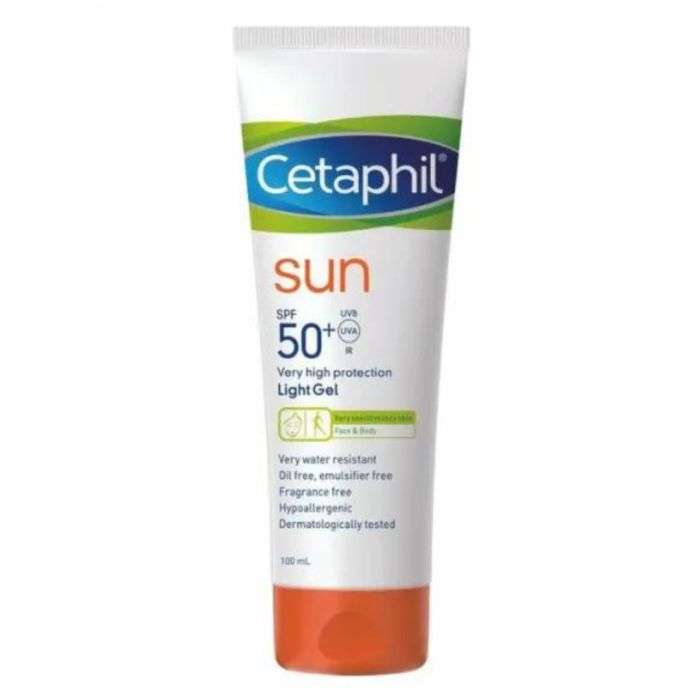 Sun Light Gel 100ML SPF 50+ Peaux Sensible et Grasse - CETAPHIL