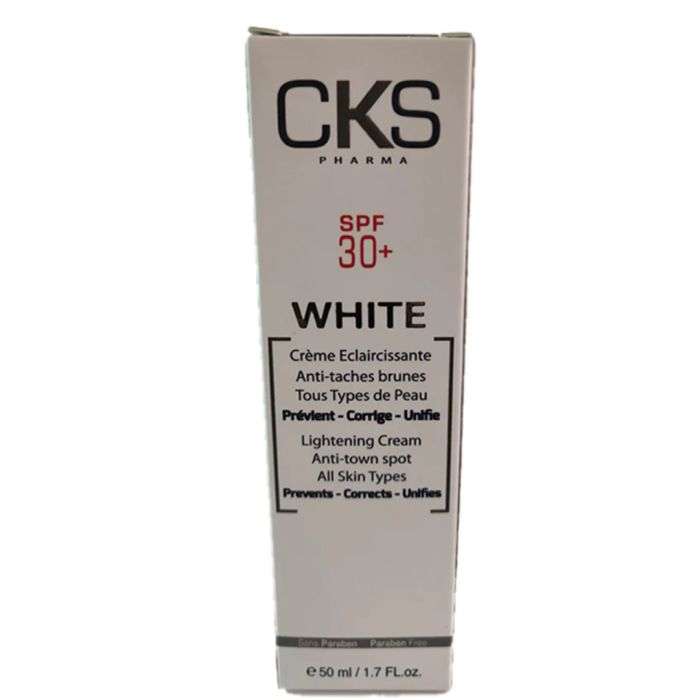 White Creme Eclaircissante SPF30 50 ML - CKS
