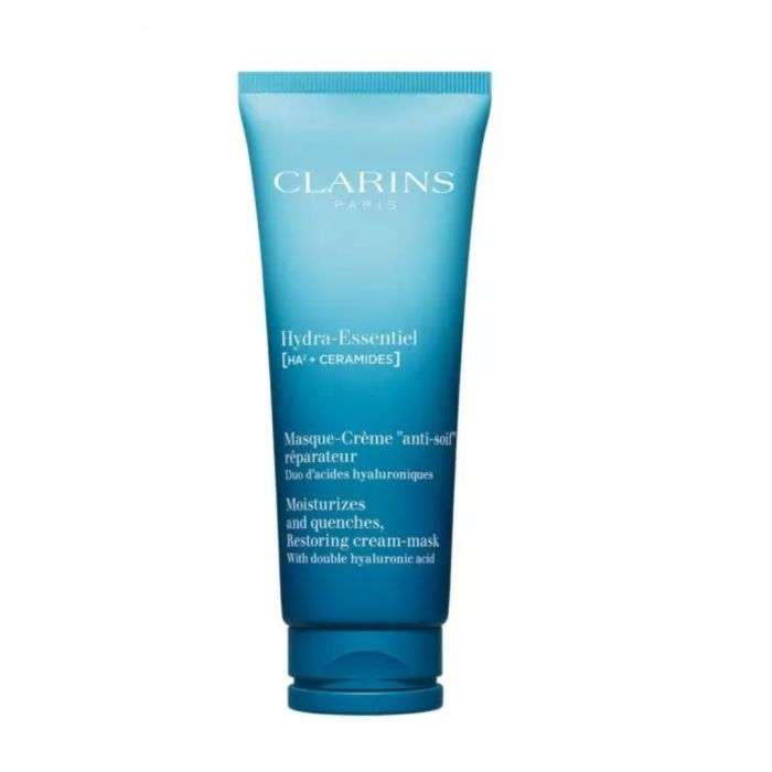 Hydra Essentiel Masque Creme Anti Soif Reparateur Duo D'acides Hyaluronique 75 ML - CLARINS