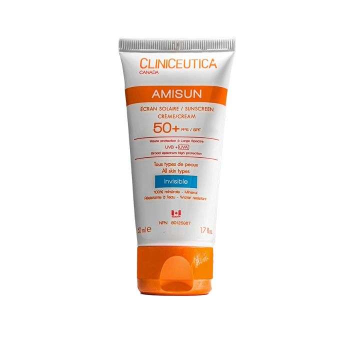 Amisun Ecran Solaire SPF 50 + Creme Invisible 50 ML - CLINICEUTICA