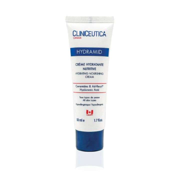 Hydramid Creme Hydratante Nutritive Ceramides et AD Resyl, Hyalutonic Acid 50ML - CLINICEUTICA