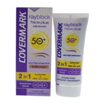 Rayblock Face Plus Peau Mixte Acneique SPF 50 +teinte Beige Clair 50 ML - COVERMARK