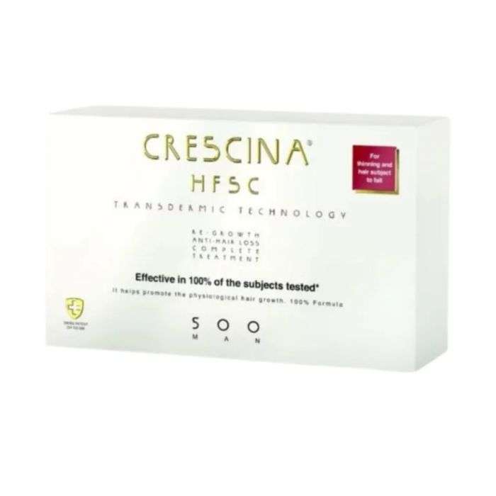 Hfsc 500 Homme Regrowth Traitement Complet Anti Chute de Cheveux - CRESCINA