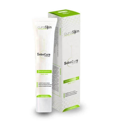 Sebocure Creme Anti Imperfection Visage Corps Peau Grasse 40 ML - CURASKIN