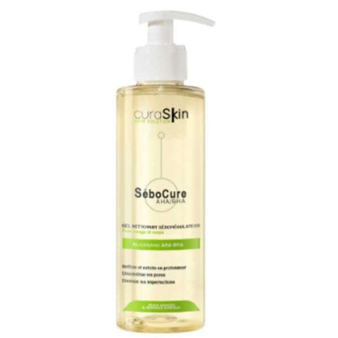 Sebocure Gel Nettoyant Seboregulateur 200 ML - CURASKIN
