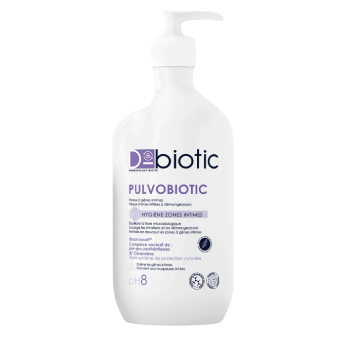 Pulvobiotic Hygiene Zone Intime Ph 8 Peau Irrite 500ML - D BIOTIC