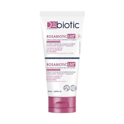 Rosabiotic Creme Solaire Peaux Sensibles A Rougeurs Spf50+ Teinte Clair 75 ML - D BIOTIC