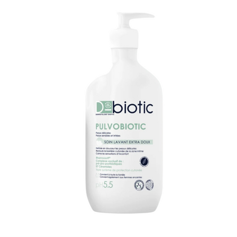 Pulvobiotic Soin Lavant Extra Doux Ph 5.5 Peau Sensible Irrite 500ML - D BIOTIC