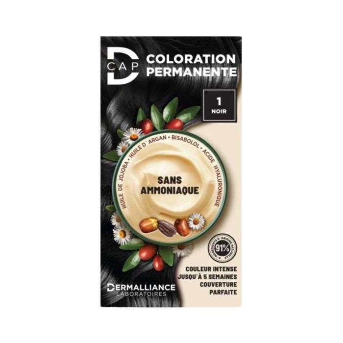 D Cap Coloration Permanente N 1 Noir - D-CAP