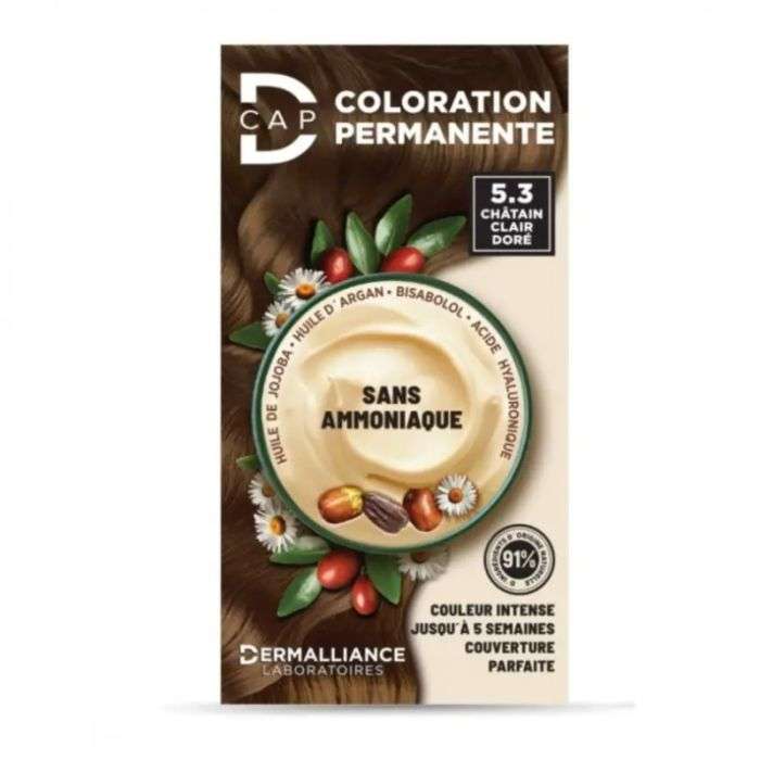 D Cap Coloration Permanente N 5.3 Chatain Clair Dore - D-CAP