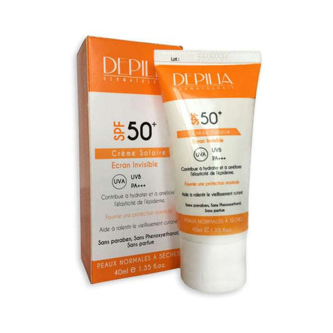 Creme Solaire Invisible SPF 50+ - DEPILIA