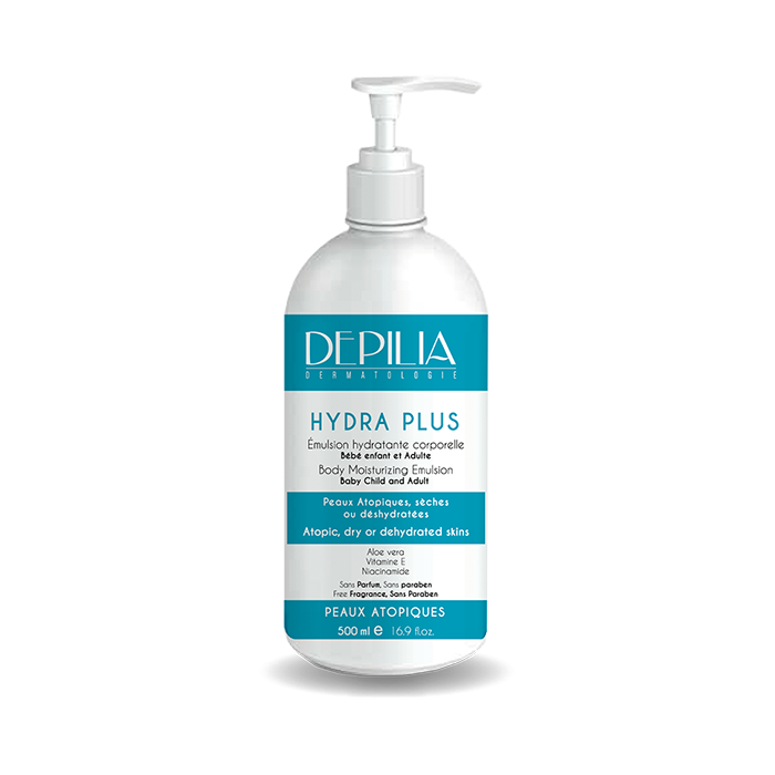 Hydra Plus Emulsion Hydratante Corporelle 500 ML - DEPILIA