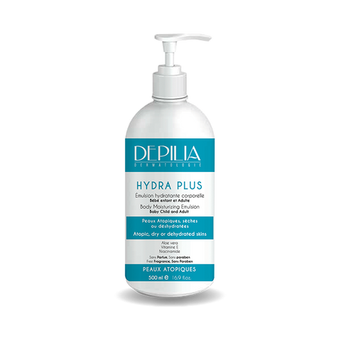 Hydra Plus Emulsion Hydratante Corporelle 500 ML - DEPILIA