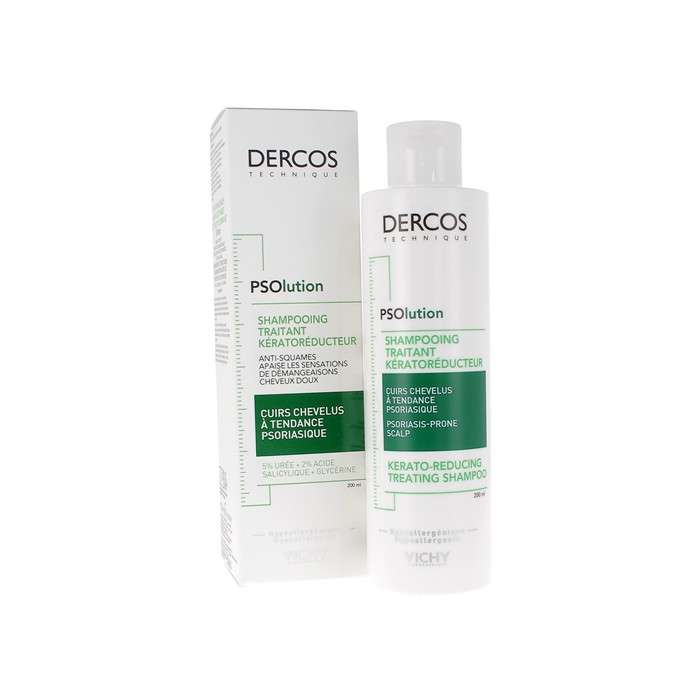 Vichy Dercos Psolution Shampoing Traitant Keratoreducteur 200ML - DERCOS