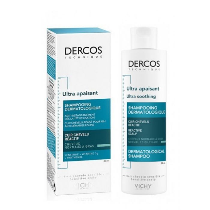 Vichy Dercos Ultra Apaisant Cheveux Normaux A Gras 200 ML - DERCOS