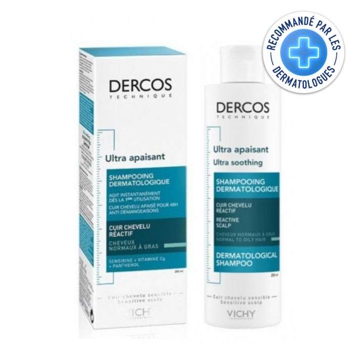 Vichy Dercos Ultra Apaisant Cheveux Normaux A Gras 200 ML - DERCOS