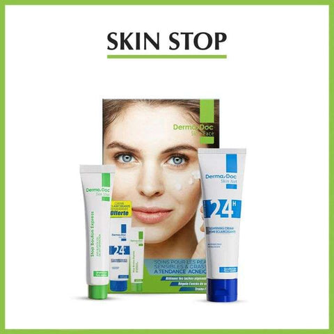 Coffret Skin Stop Boutons Express 15ML +creme Eclaircissante 50ML - DERMADOC