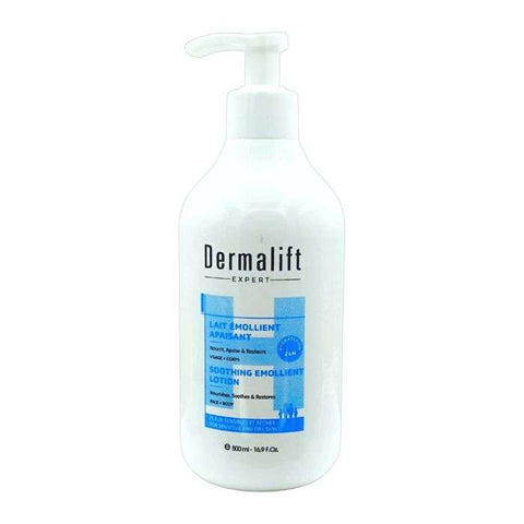 Lait Emollient Apaisant Visage et Corps 500 ML - DERMALIFT