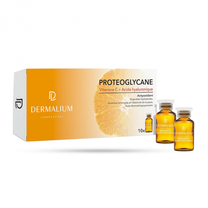 Vitamine C + Acide Hyaluronique 10x Ampoules - DERMALIUM