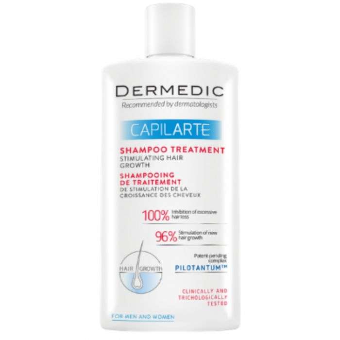 Capilarte Shampooing Traitant Stimulant la Croissance des Cheveux 300ML - DERMEDIC