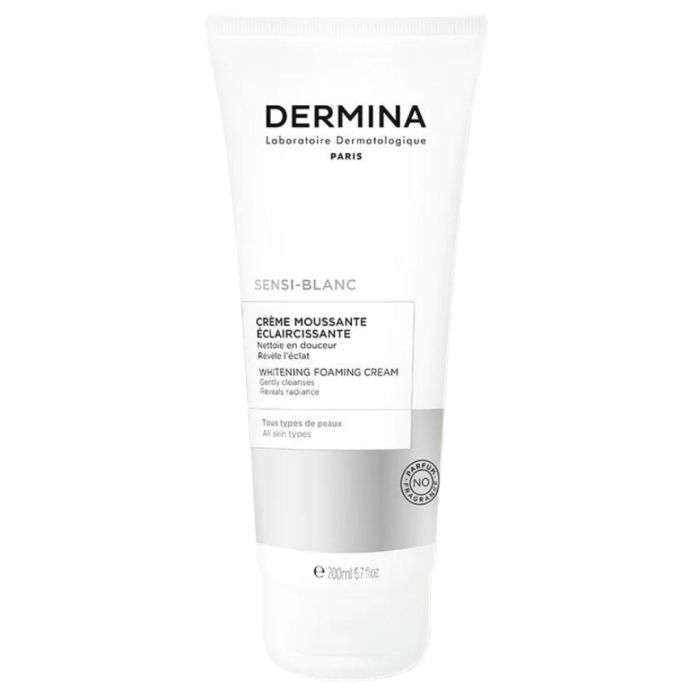 Sensi Blanc Creme Moussante Eclaircissante 200 ML - DERMINA