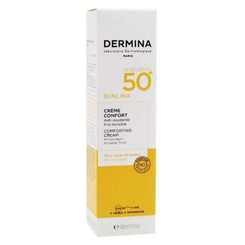 Sunlina Creme Confort SPF50 - 40 ML - DERMINA