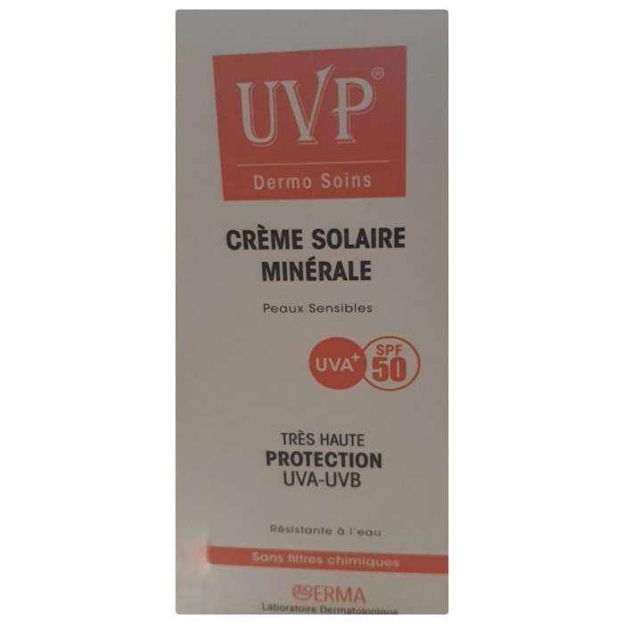 Dermo Soin Uvp Creme Solaire Minerale SPF 50+ 50ML Tres Haute Protection - DERMO-SOIN
