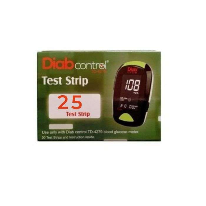 25 Bandelettes Td 4279 sans Code - DIABCONTROL