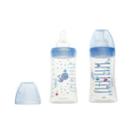 Biberon Anti Colique Tetine Plate+ 270ML Mer 0-6 Mois - DODIE