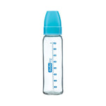 Biberon Col Etroit Verre 240ML Bleu Lagoon - DODIE