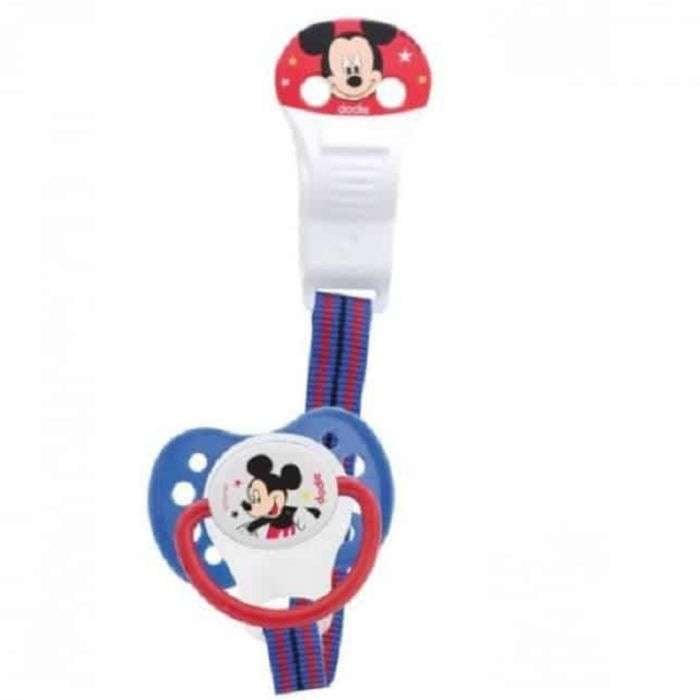 Attache Sucette Ruban Mickey - DODIE