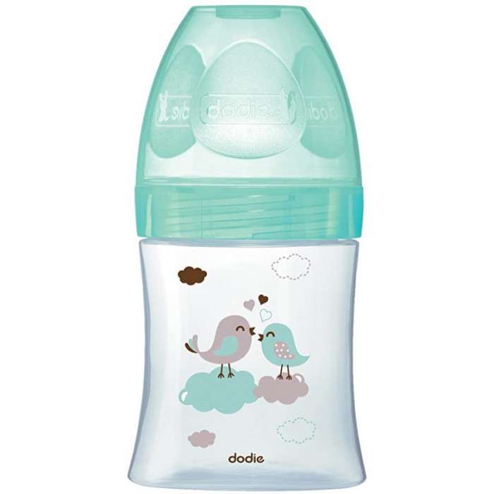 Biberon Anti Colique Tetine Ronde 3 Vitesses 150 ML Verre 0-6 Mois - DODIE