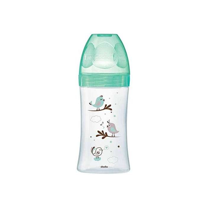 Biberon Anti Colique Tetine Ronde 3 Vitesses 270ML Verre 0-6 Mois - DODIE