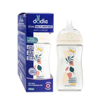 Biberon Tetine Multi Perforee Anti Colique 270 ML 0-6MOIS Debit 2 Rose - DODIE