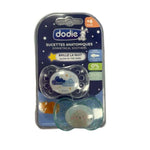Sucette Anatomique Nuit Symmetrical Soothers A36 +6m - DODIE
